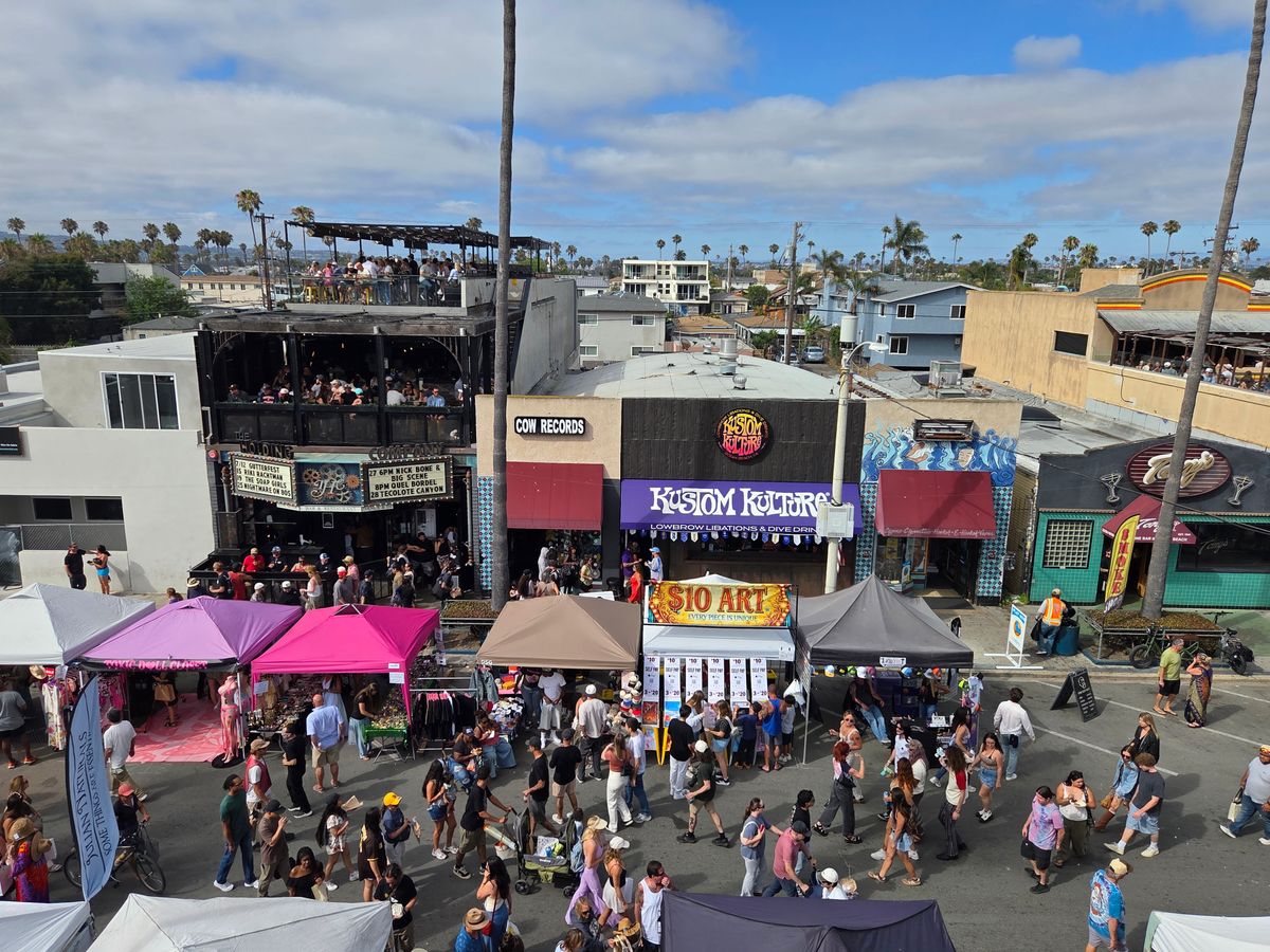 OB Street Fair crowds and booths, Ocean Beach โ photo 13