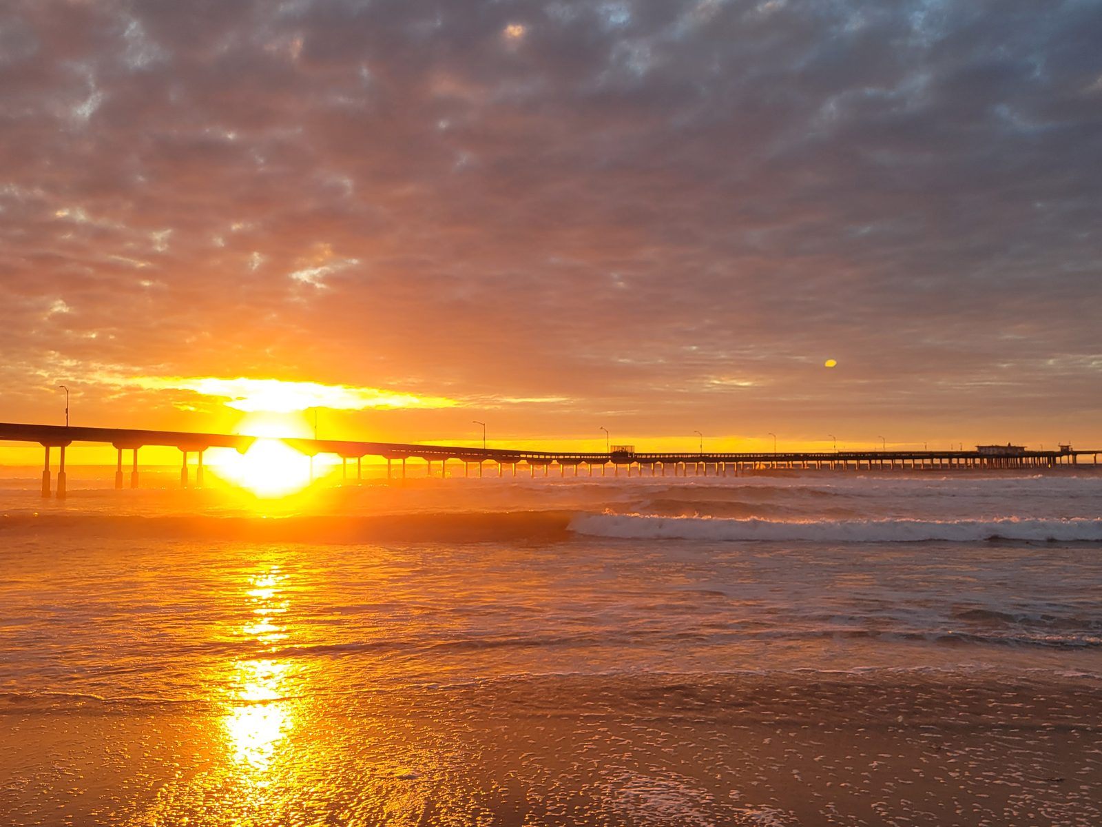 Ocean Beach sunset over the water, San Diego 92107 โ photo 9