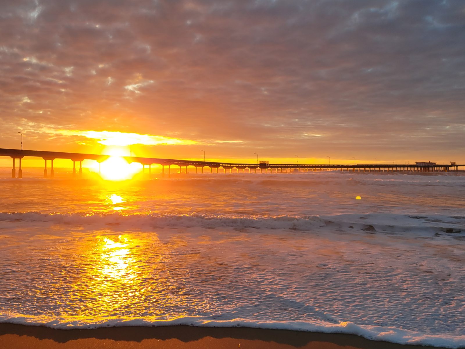 Colorful sunset at Ocean Beach, San Diego โ photo 10