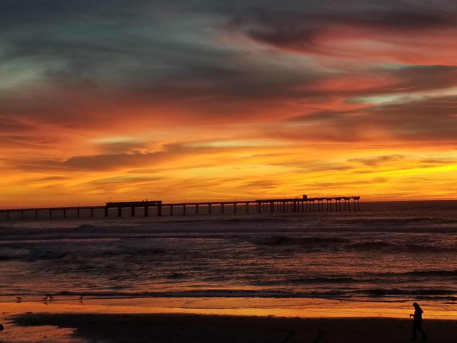 Sunset colors over Ocean Beach, San Diego โ photo 4