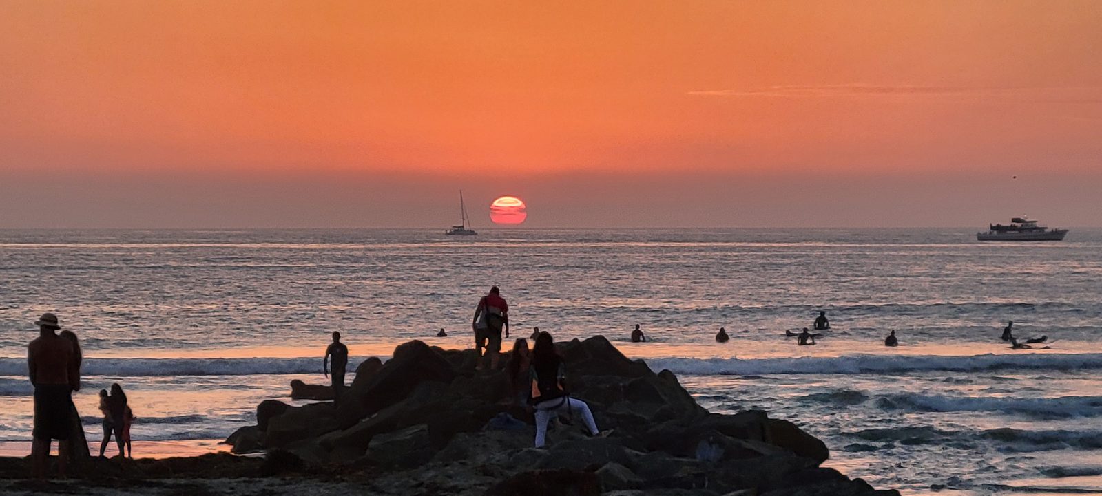 Evening sunset at Ocean Beach, San Diego 92107 โ photo 5